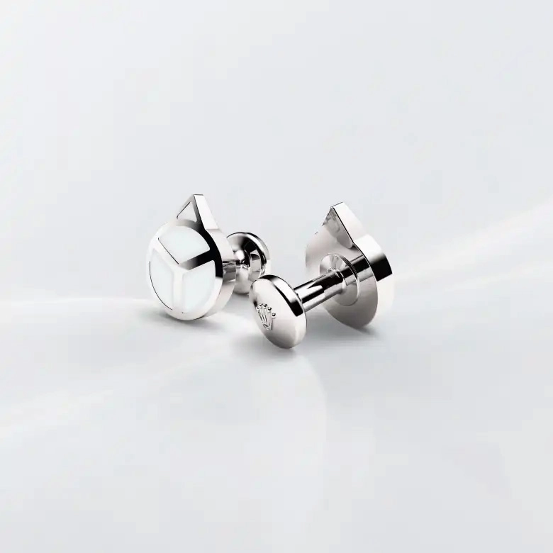 Rolex Boutons de manchette Aiguille en or gris, A1029 chez Goldfinger Rolex Boutons de manchette Aiguille en or gris, A1029 chez Goldfinger