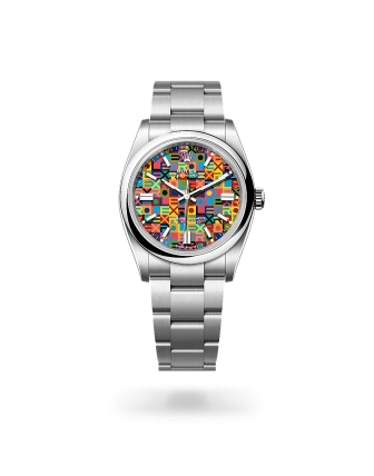 Rolex Oyster Perpetual 36 Oystersteel - Goldfinger