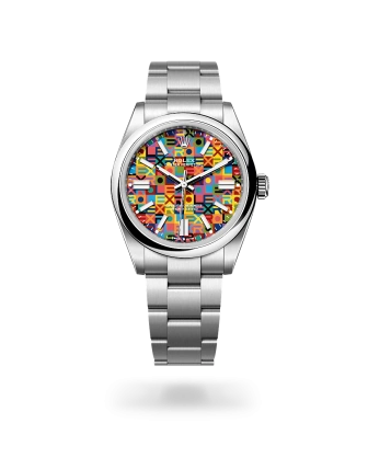 Rolex Oyster Perpetual 41 Oystersteel - Goldfinger