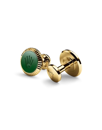 Rolex ‘Fluted’ cufflinks in yellow gold, A1038 | Goldfinger