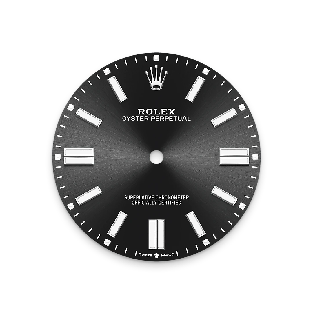 Rolex Oyster Perpetual en acier Oystersteel, m124300-0002 - Goldfinger