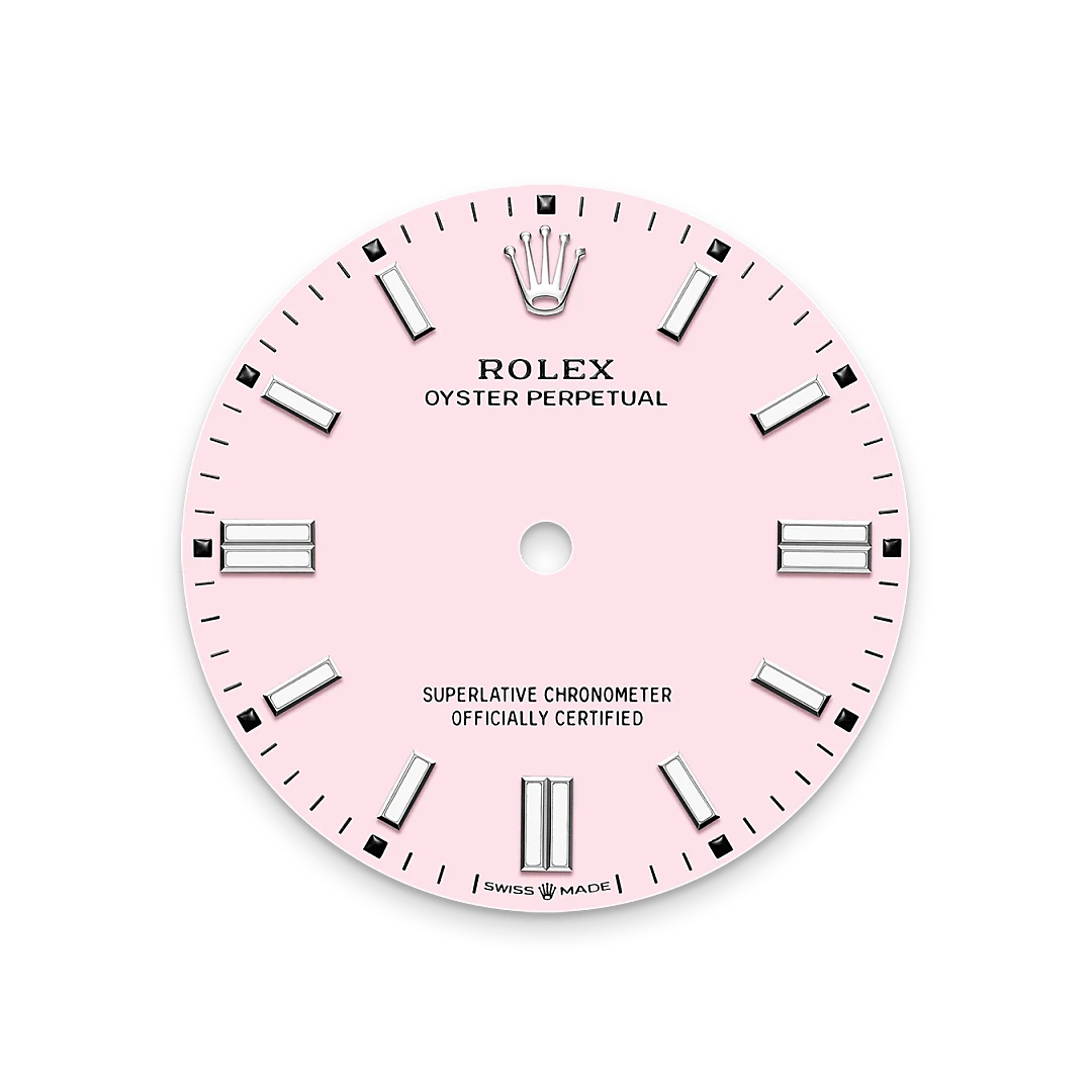 Rolex Oyster Perpetual en acier Oystersteel, m126000-0008 - Goldfinger