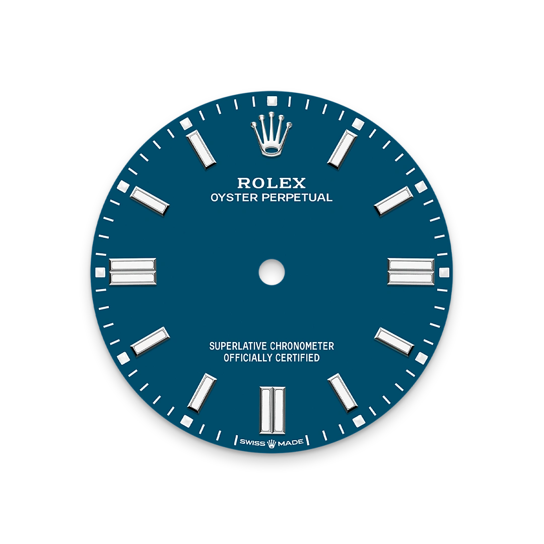 Rolex Oyster Perpetual 36 in Oystersteel with a Med blue dial, domed  bezel, and Oyster bracelet, m126000-0015 - Goldfinger