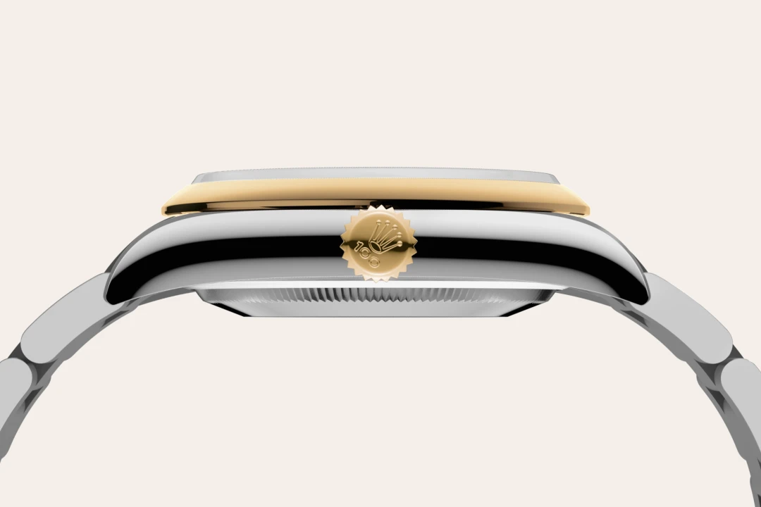 Rolex Oyster Perpetual 36 en acier Oystersteel, cadran Ardoise et bracelet Oyster – Goldfinger, m126003-0001