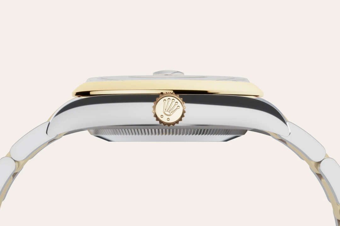 Rolex Datejust 36 in Oystersteel and yellow gold with Olive green dial, and Oyster bracelet - Goldfinger Rolex Datejust 36 in Oystersteel and yellow gold with Olive green dial, and Oyster bracelet - Goldfinger