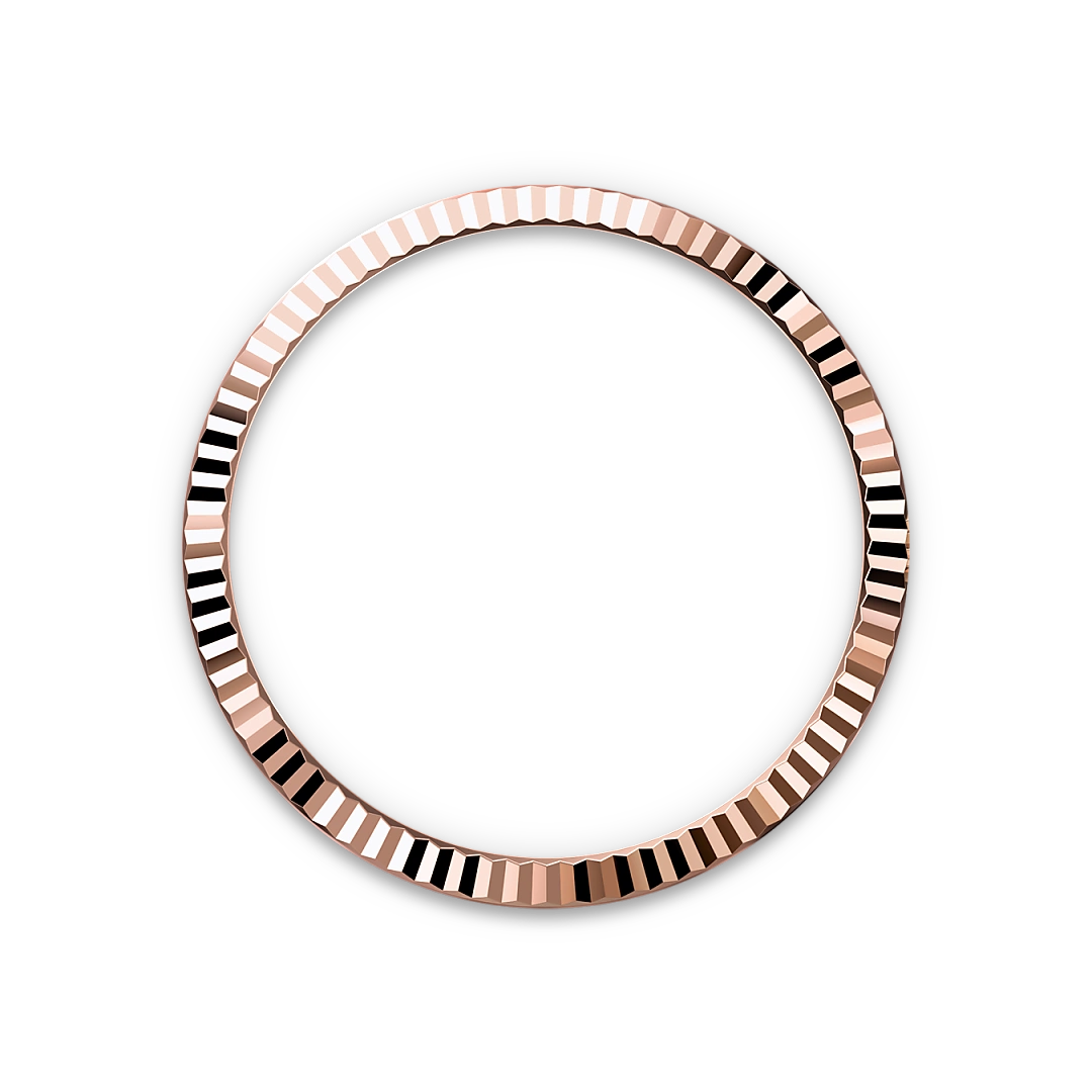 Rolex Datejust 36 acier Oystersteel et or Everose, cadran Chocolat, serti de diamants, bracelet Jubilee, m126231-0053 - Goldfinger