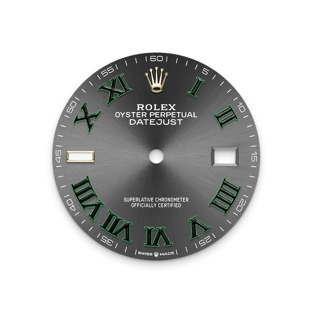 Rolex Datejust en acier Oystersteel et or, m126233-0035 - Goldfinger