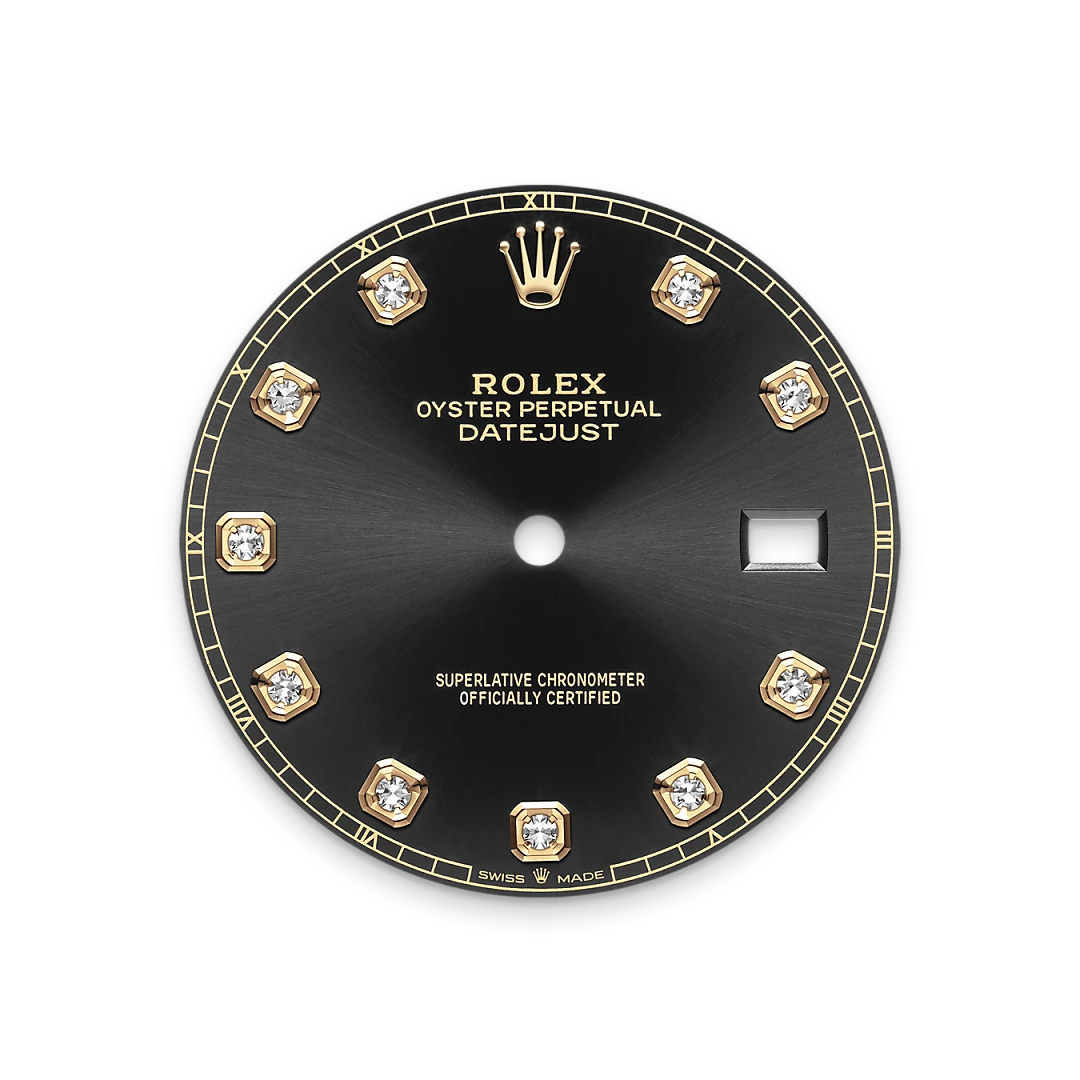 Rolex Datejust en acier Oystersteel et or, m126333-0005 - Goldfinger