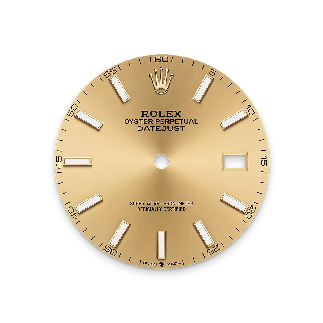 Rolex Datejust in Oystersteel and gold, m126333-0010 - Goldfinger