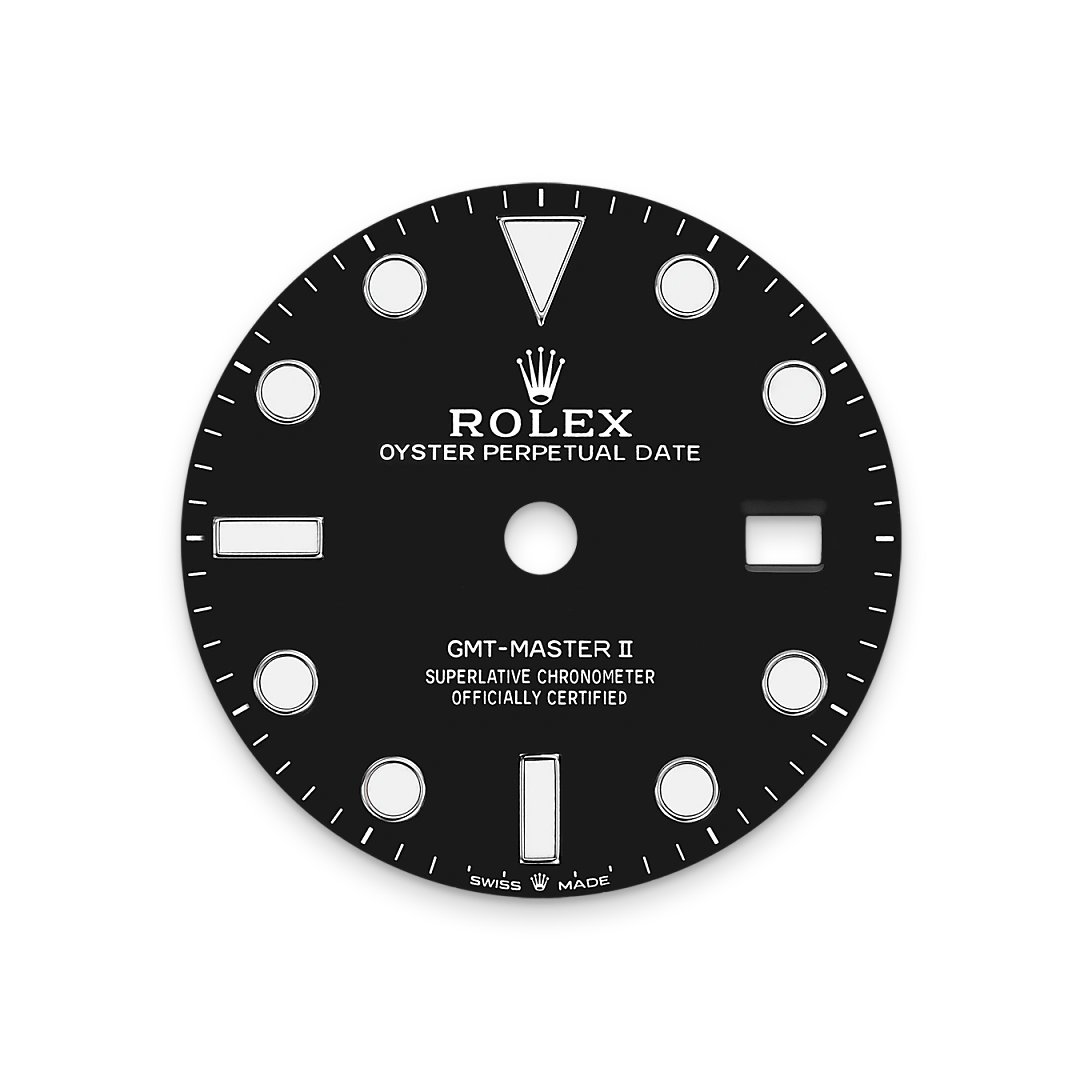 Rolex GMT-Master II en acier Oystersteel avec cadran noir, lunette tournante bidirectionnelle, bracelet Jubilee, m126710blnr-0002 - Goldfinger Rolex GMT-Master II en acier Oystersteel avec cadran noir, lunette tournante bidirectionnelle, bracelet Jubilee, m126710blnr-0002 - Goldfinger