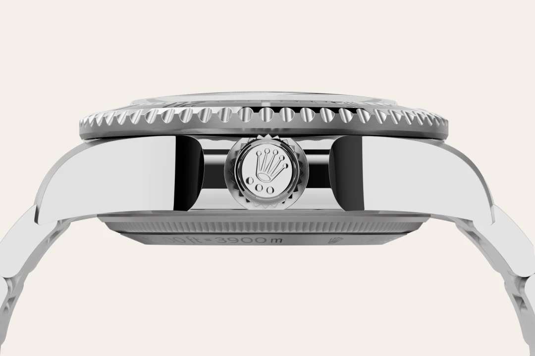 Rolex Deepsea en acier Oystersteel avec cadran noir, lunette tournante unidirectionnelle, bracelet Oyster, m136660-0006 - Goldfinger