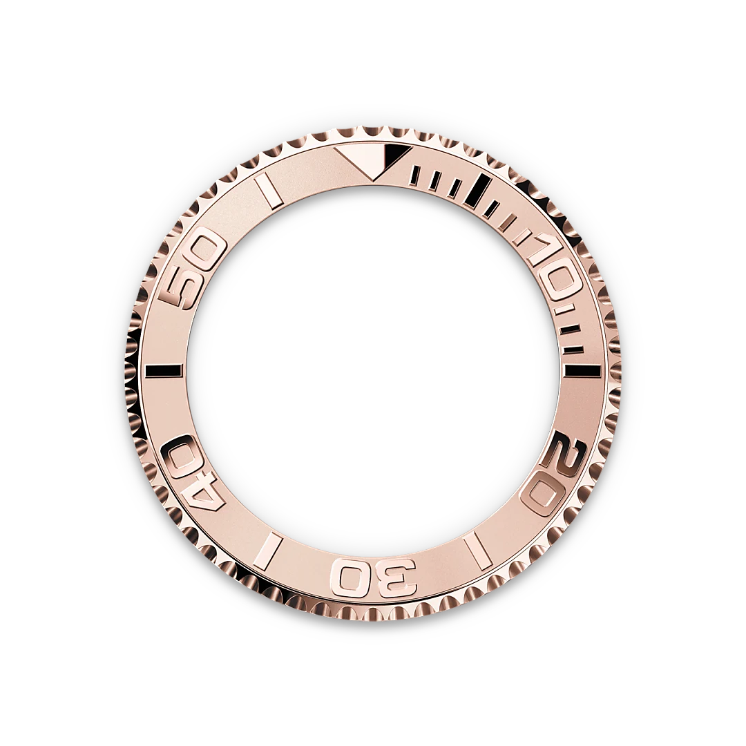 Rolex Yacht-Master 37 en acier Oystersteel et or Everose, cadran noir et bracelet Oyster, m268621-0004 - Goldfinger