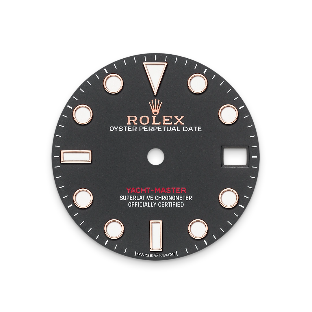 Rolex Yacht-Master 37 en acier Oystersteel et or Everose, cadran noir et bracelet Oyster, m268621-0004 - Goldfinger Rolex Yacht-Master 37 en acier Oystersteel et or Everose, cadran noir et bracelet Oyster, m268621-0004 - Goldfinger