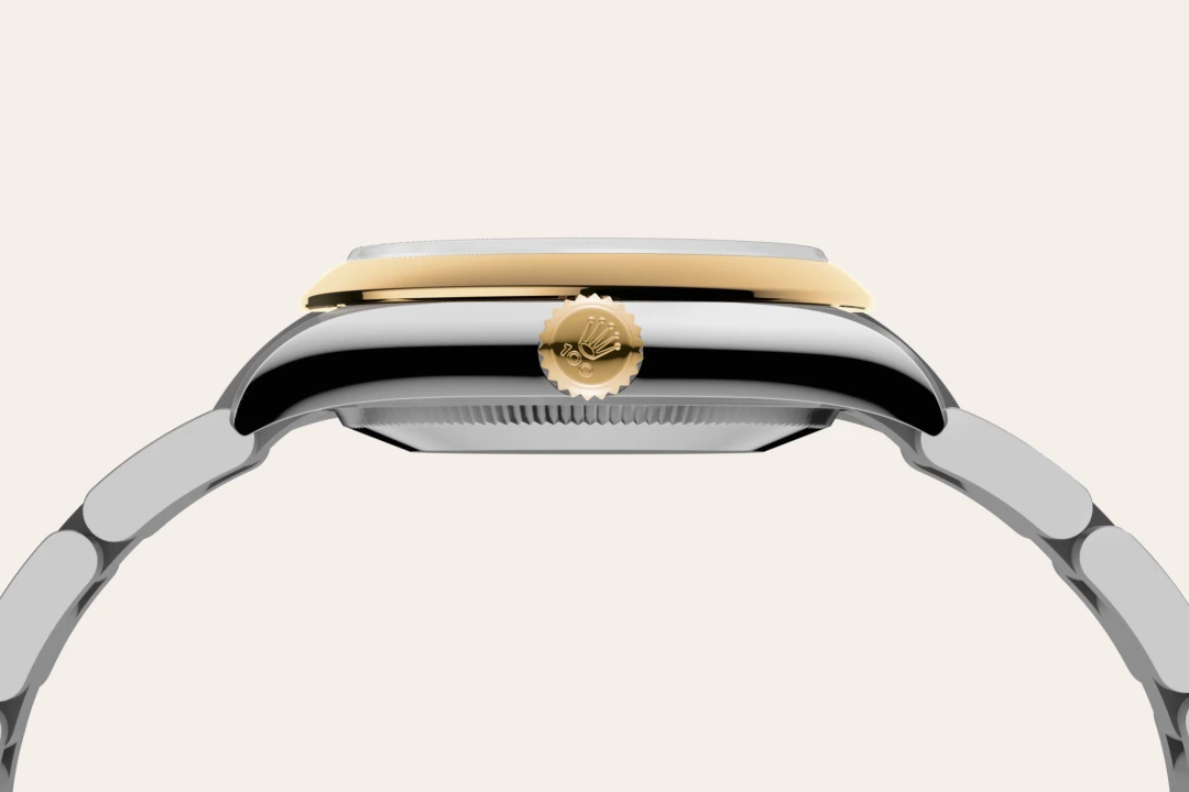 Rolex ArdoiOyster Perpetual 31 en acier Oystersteel et or jaune, cadran Ardoise et bracelet Oyster, m277203-0001 - Goldfinger