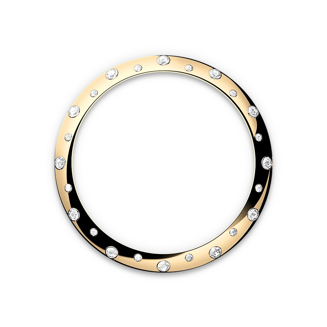 Rolex Datejust en acier Oystersteel et or, m278343rbr-0016 - Goldfinger