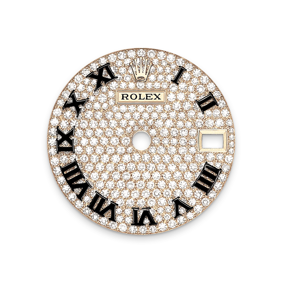 Rolex Lady-Datejust in gold and diamonds, m279458rbr-0001 - Goldfinger
