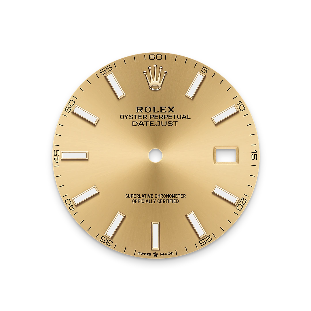 Rolex Datejust en acier Oystersteel et or, m126333-0010 - Goldfinger