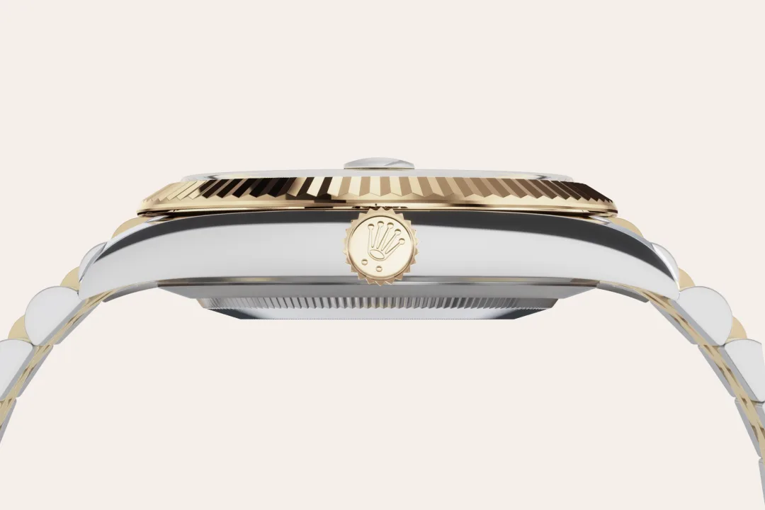 Rolex Datejust en acier Oystersteel et or, m126333-0010 - Goldfinger