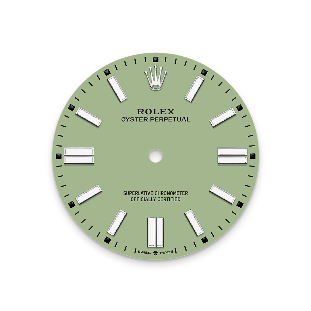 Rolex Oyster Perpetual in Oystersteel, m134300-0006 - Goldfinger