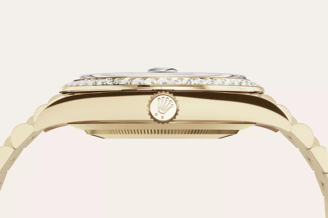 Rolex Day-Date en or et diamants, m228348rbr-0002 - Goldfinger