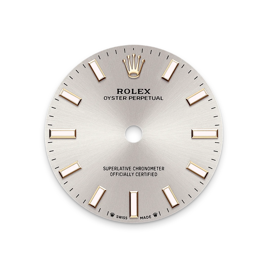 Rolex Oyster Perpetual in Oystersteel, m276200-0001 - Goldfinger