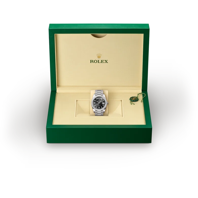 Rolex Day-Date in gold and diamonds, m228349rbr-0003 - Goldfinger
