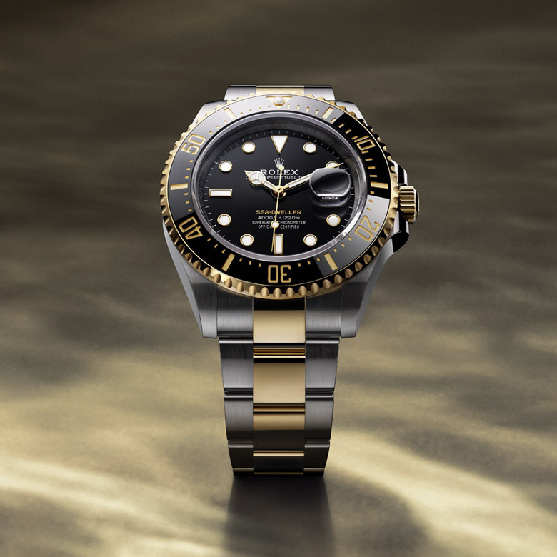 Montres Rolex Sea-Dweller - Goldfinger Saint-Martin