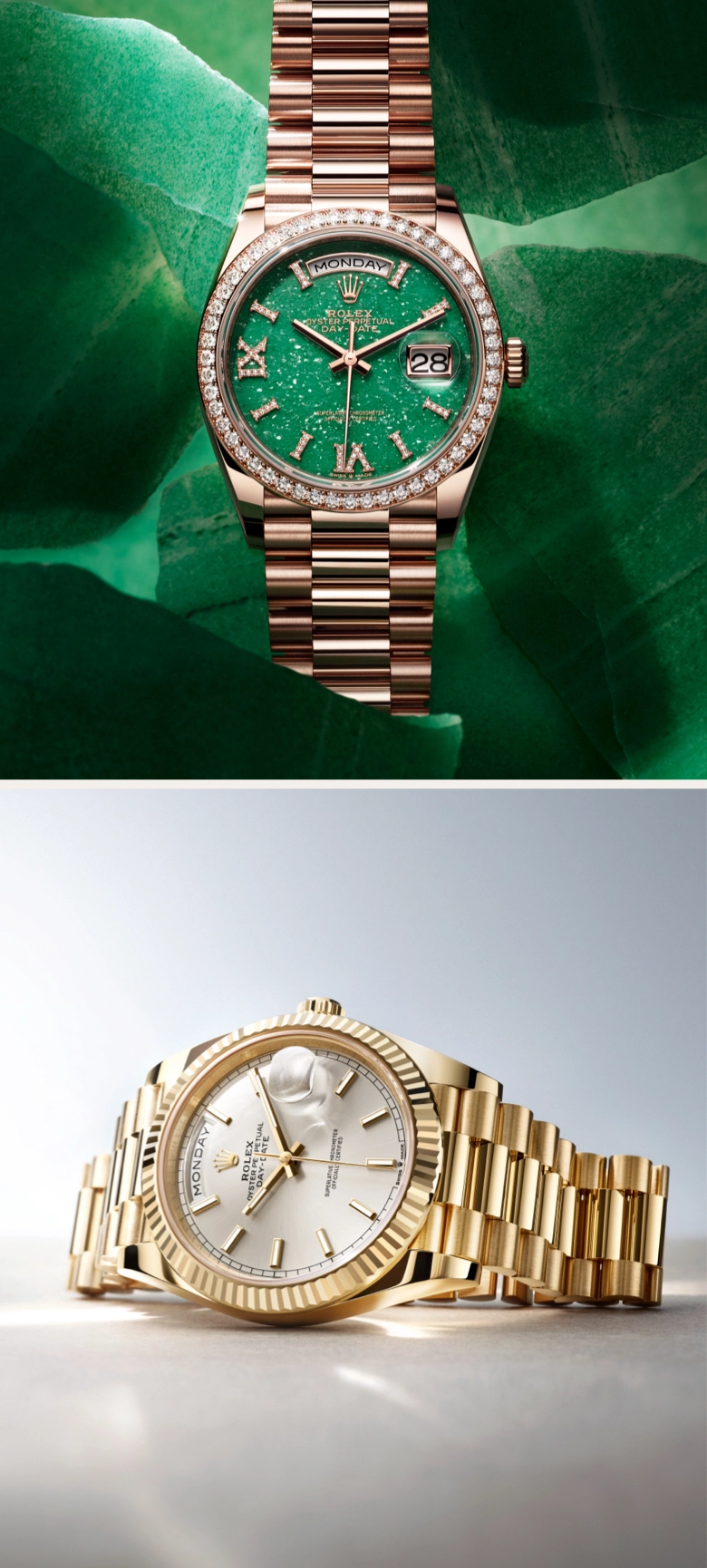 ROLEX DAY-DATE アフターマーケット文字盤28.6mm Rolex Day-Date 'Onyx' – Analog:Shift