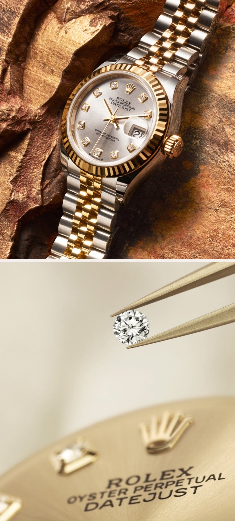 Montres Rolex Lady-Datejust - Goldfinger Saint-Martin