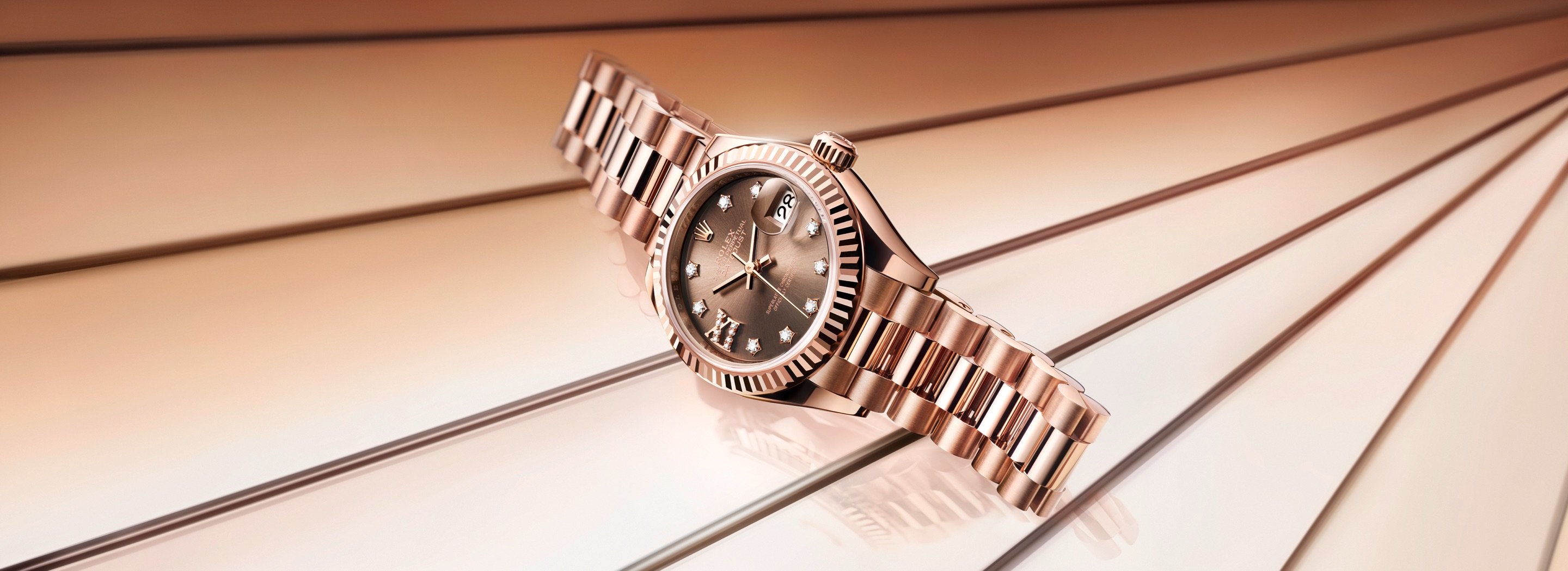 Montres Rolex Lady-Datejust - Goldfinger Saint-Martin