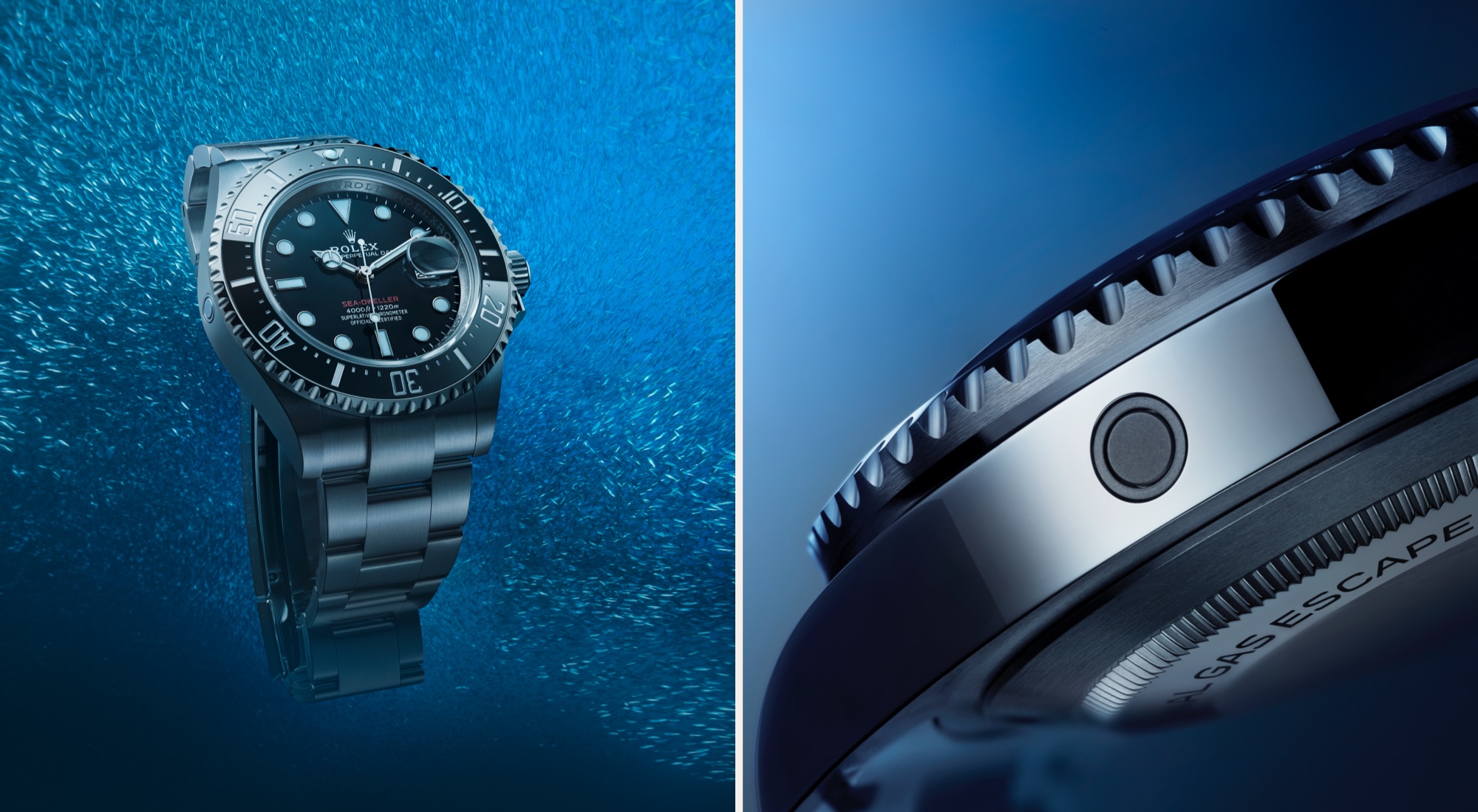 Montres Rolex Sea-Dweller - Goldfinger Saint-Martin