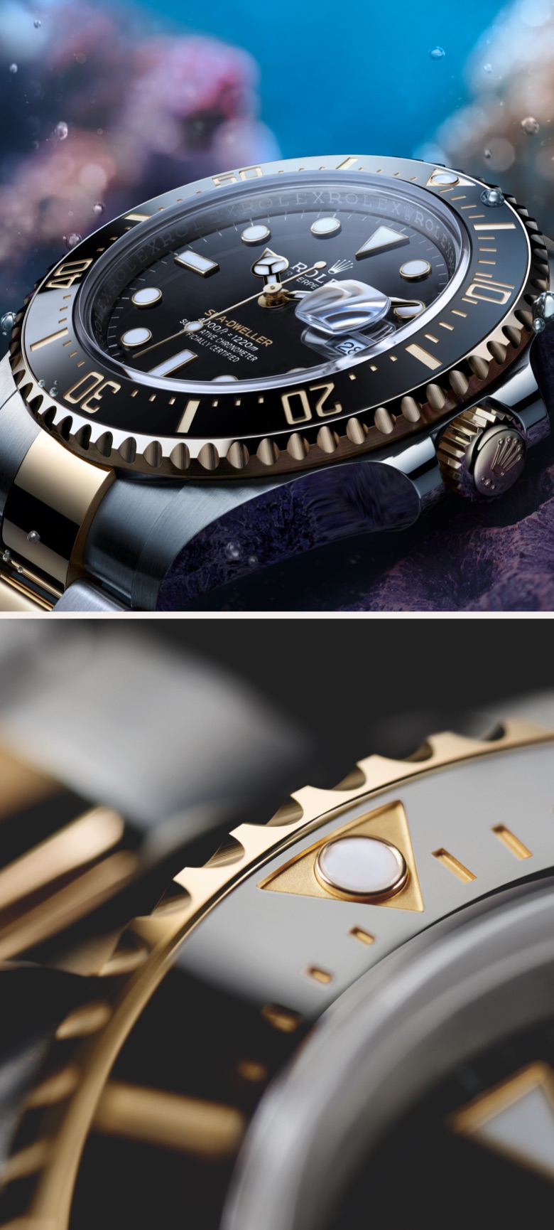 Montres Rolex Sea-Dweller - Goldfinger Saint-Martin