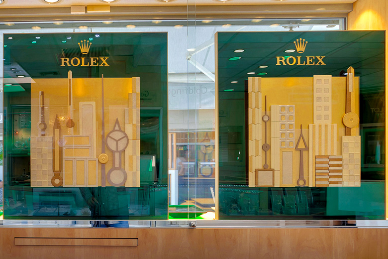 Showroom Rolex chez Goldfinger Saint-Martin