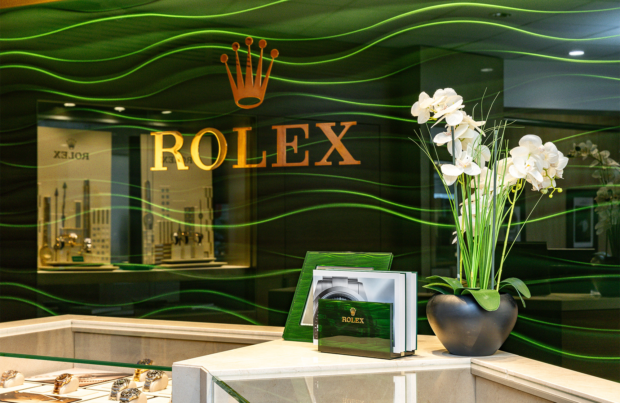 l'équipe Rolex chez Goldfinger - St. Martin