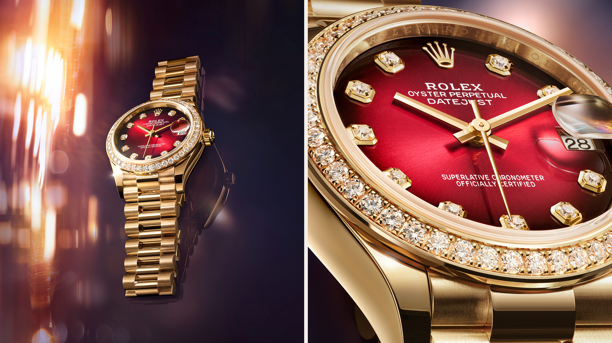 Montres Rolex Datejust - Goldfinger Saint-Martin Montres Rolex Datejust - Goldfinger Saint-Martin