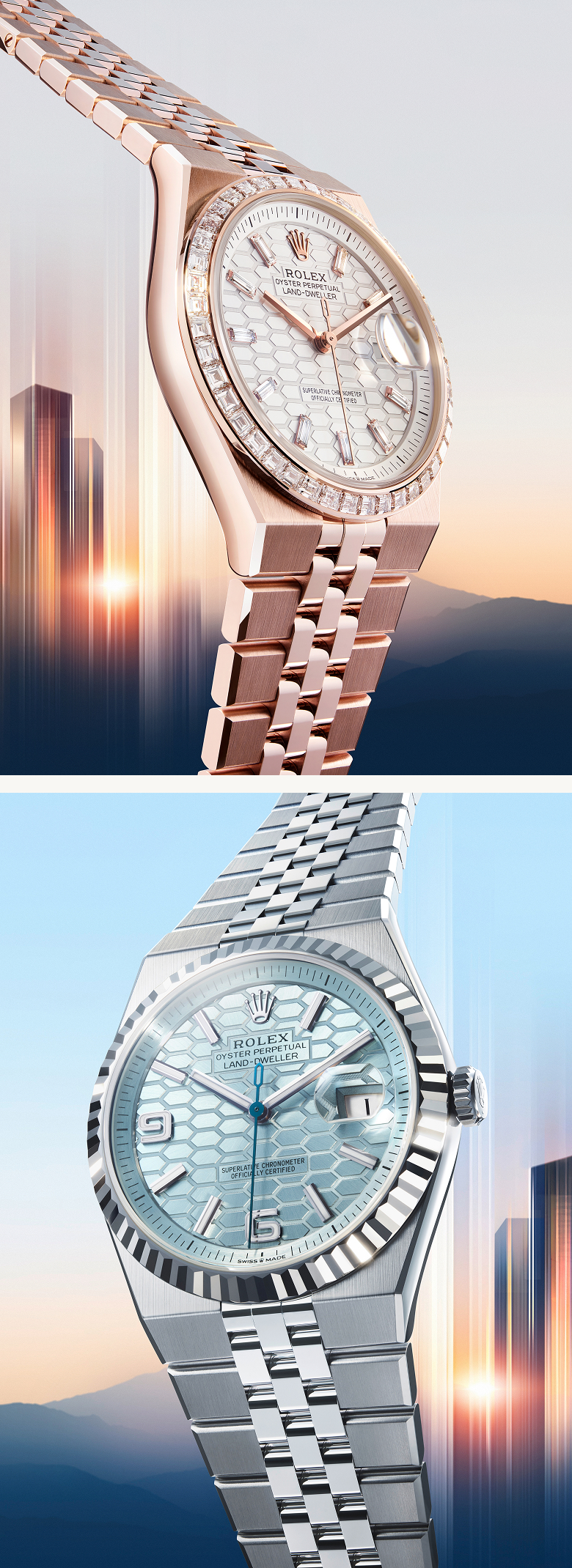 Montres Rolex Land-Dweller - Goldfinger Saint-Martin Montres Rolex Land-Dweller - Goldfinger Saint-Martin