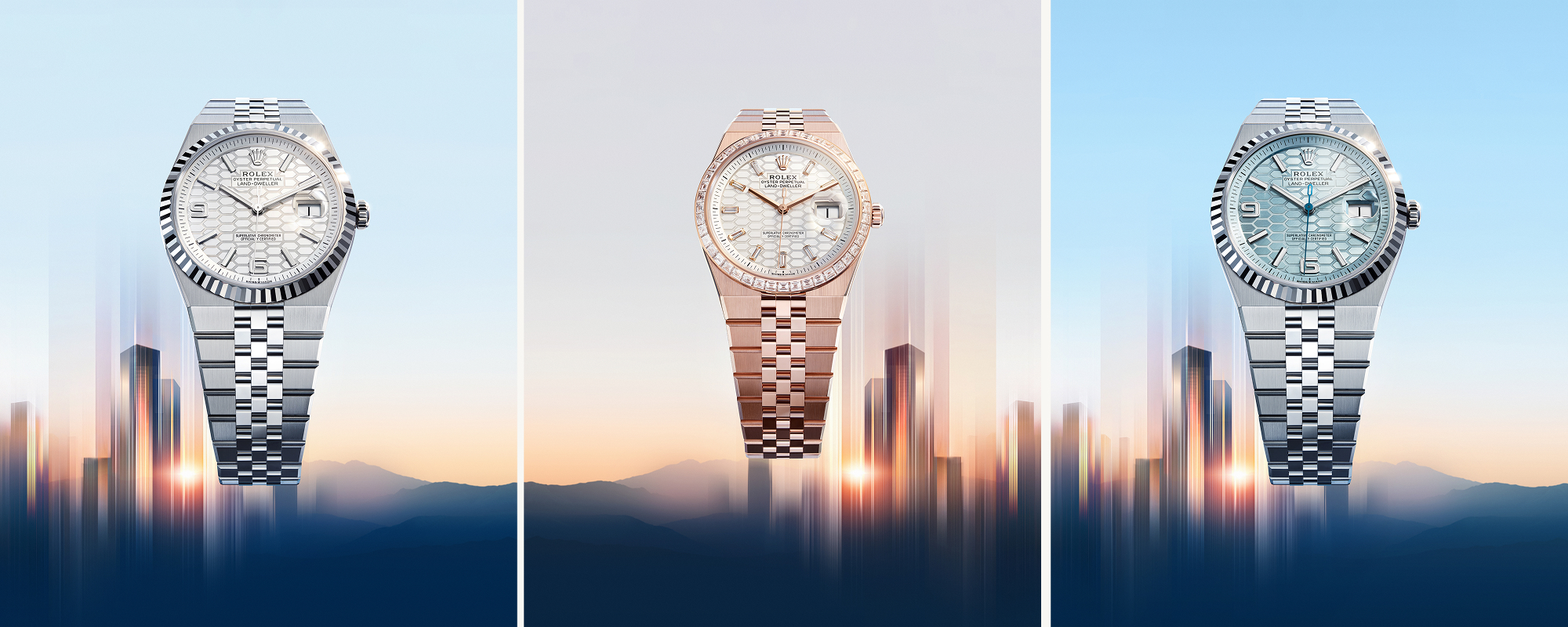 Montres Rolex Land-Dweller - Goldfinger Saint-Martin Montres Rolex Land-Dweller - Goldfinger Saint-Martin