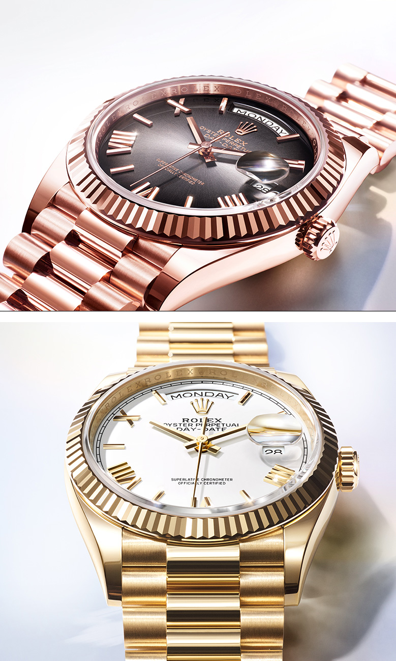 Montres Rolex Day-Date - Goldfinger Saint-Martin