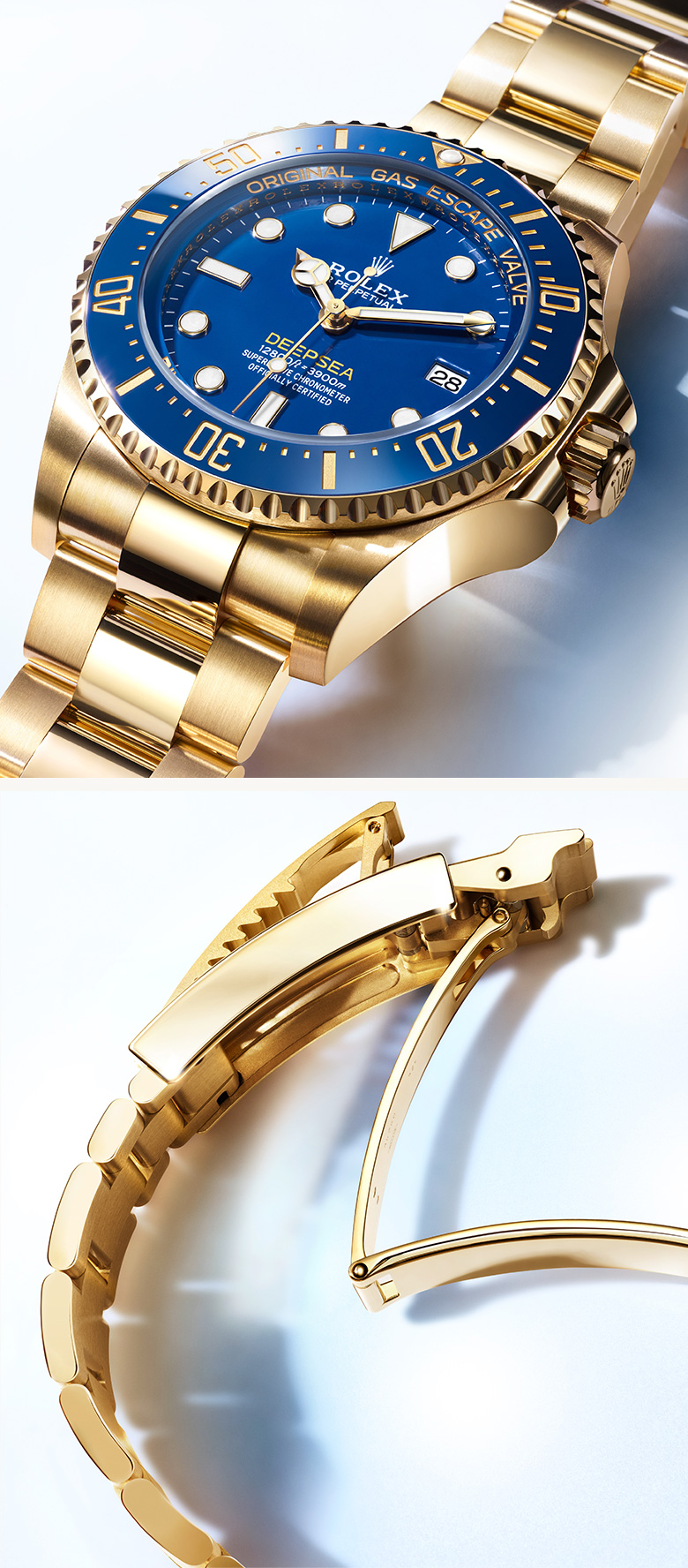 Montres Rolex Deepsea - Goldfinger Saint-Martin