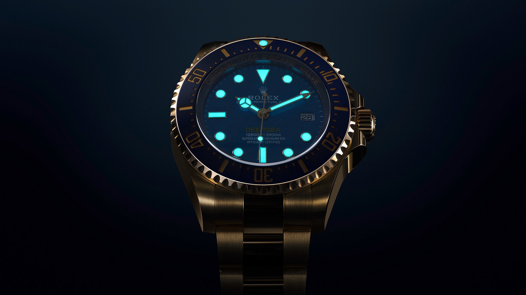 Montres Rolex Deepsea - Goldfinger Saint-Martin