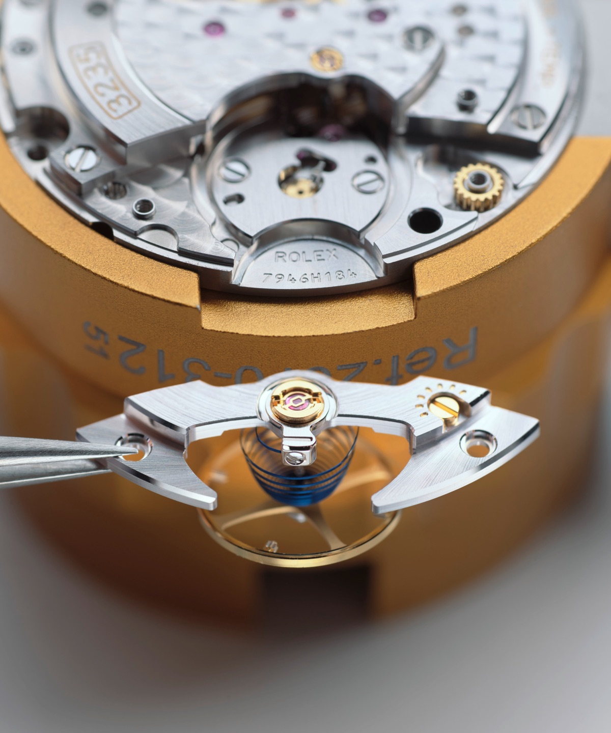 Rolex watch servicing procedure at Goldfinger