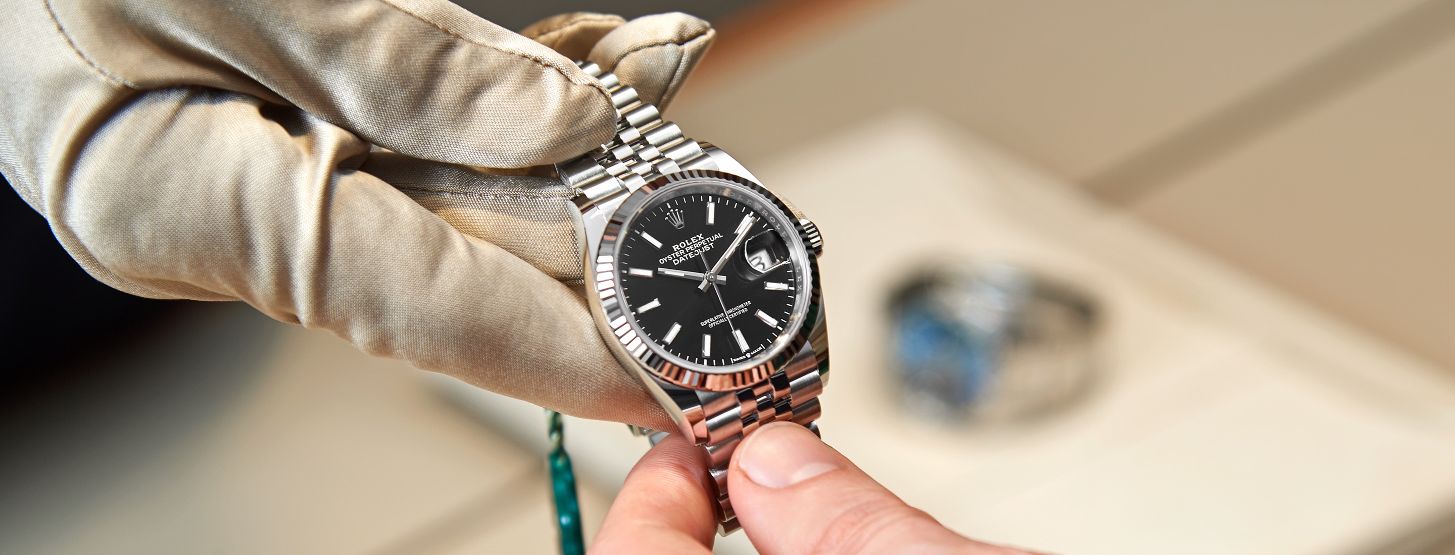 Rolex watch servicing procedure at Goldfinger