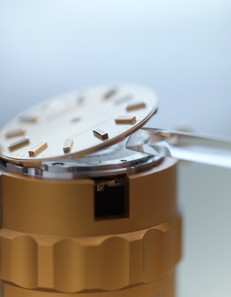 Rolex watch servicing procedure at Goldfinger