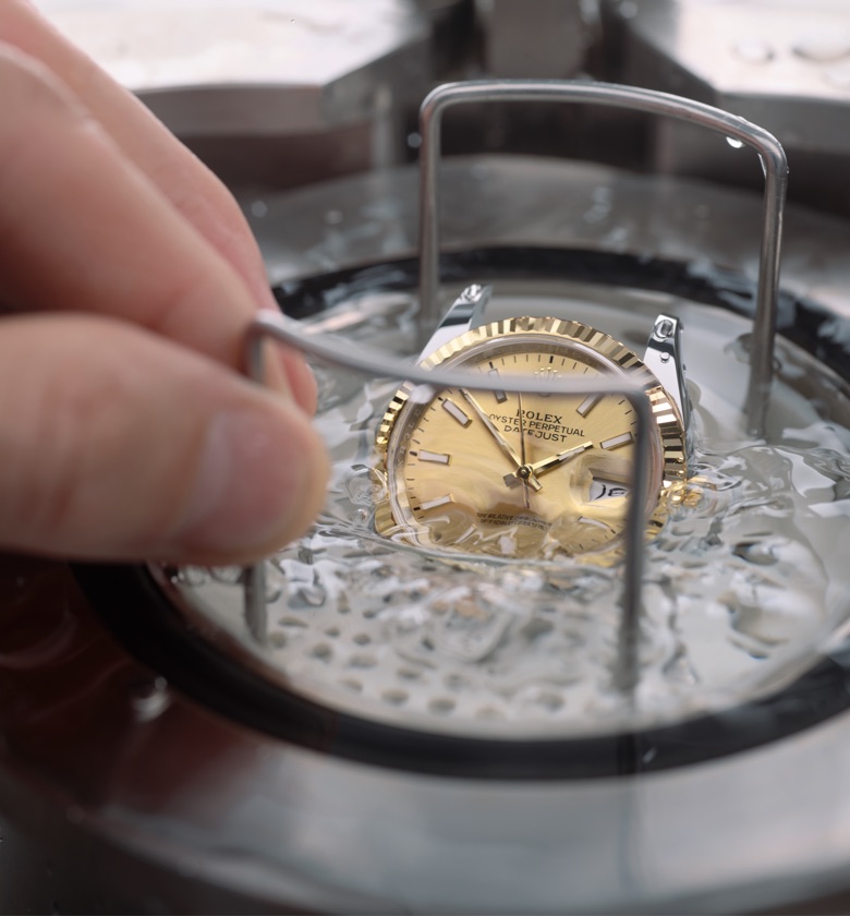 The Rolex servicing process at Goldfinger