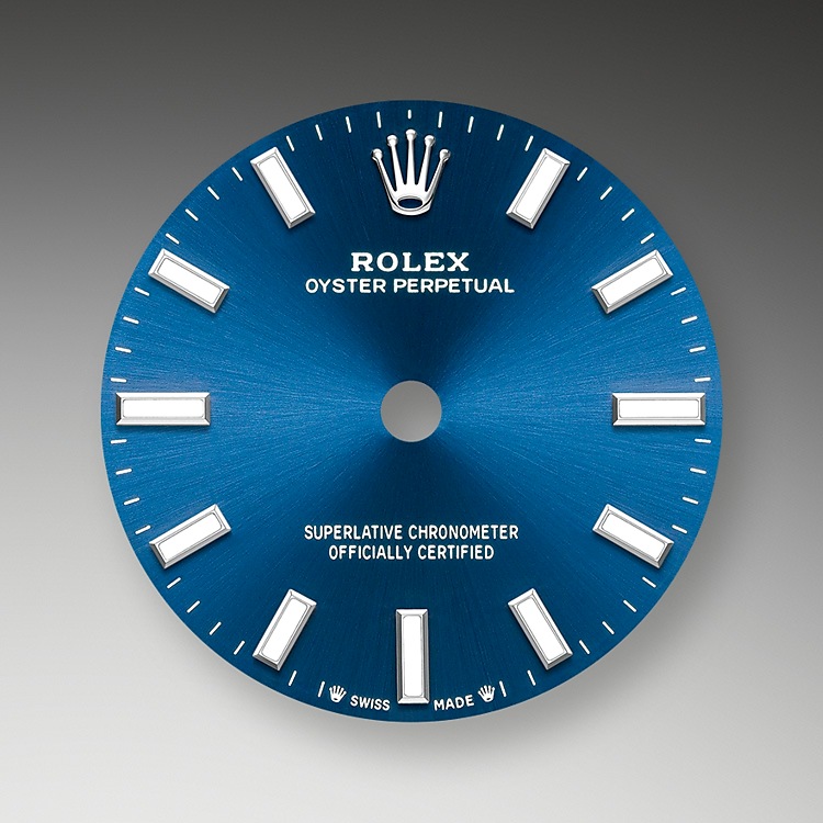 bright blue dial oystersteel 