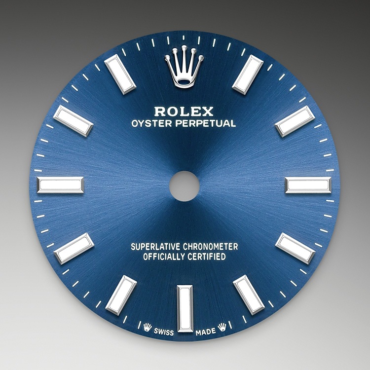 bright blue dial oystersteel 