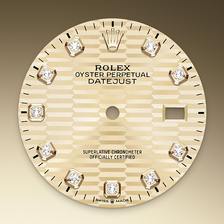 golden dial oystersteel yellow gold and diamonds