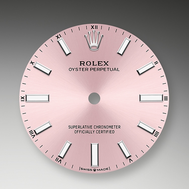 pink dial oystersteel 