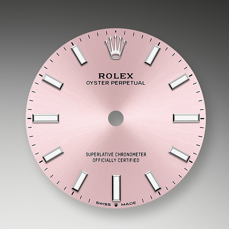 pink dial oystersteel 