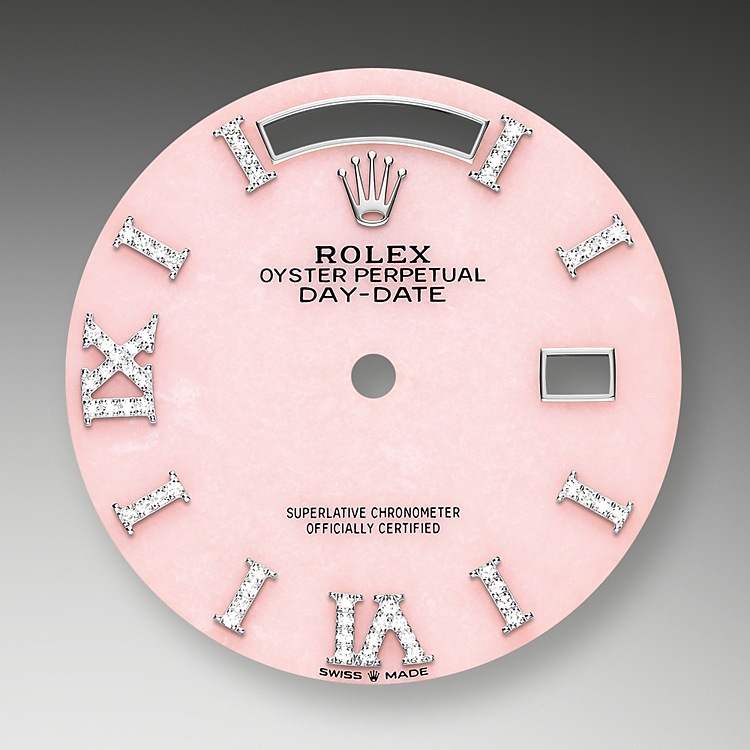 pink opal dial white gold and diamonds